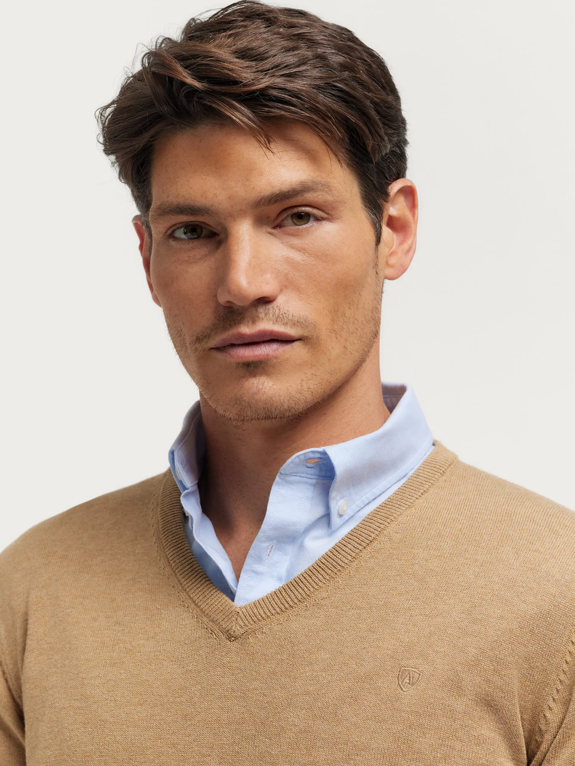 Hombre Alvaro Moreno JERSEY V-NECK TRENDY