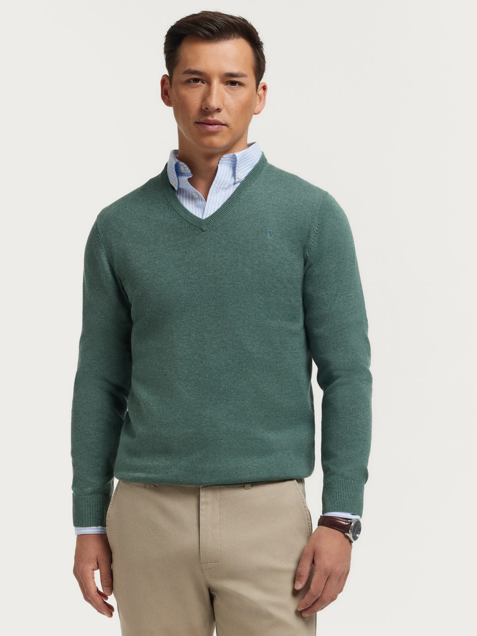 Hombre Alvaro Moreno JERSEY V-NECK TRENDY