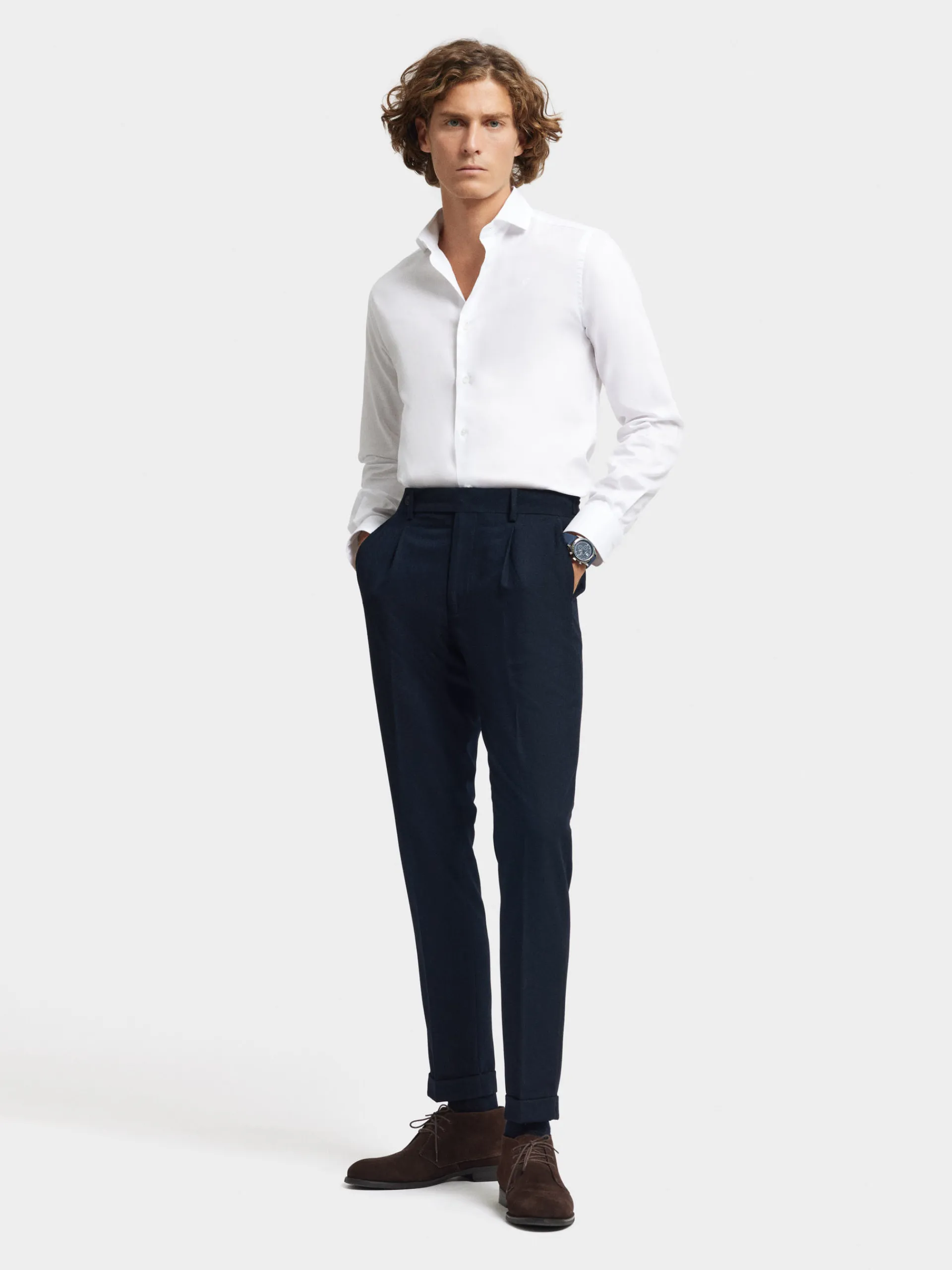 Hombre Alvaro Moreno PANTALON CLASSIC TWILL