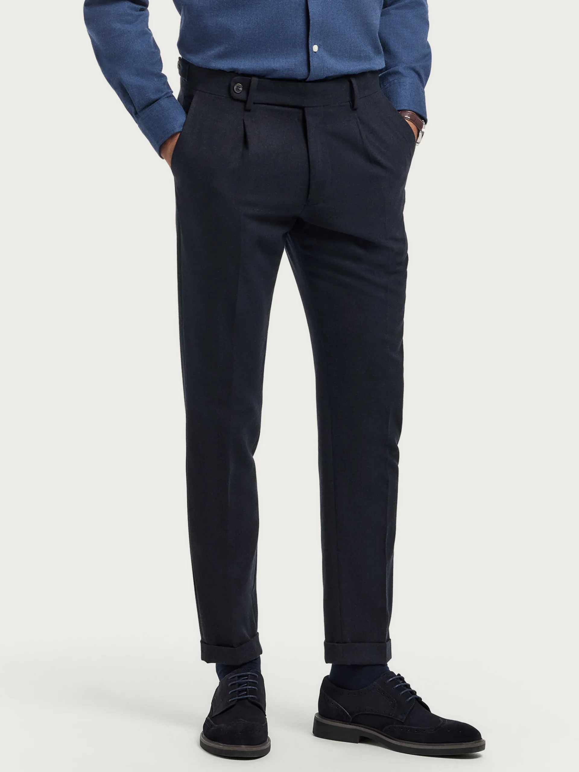 Hombre Alvaro Moreno PANTALON CLASSIC TWILL