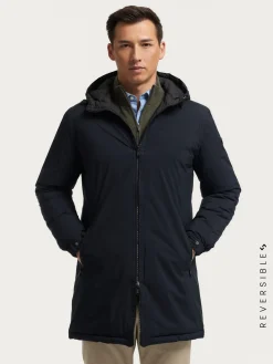 Hombre Alvaro Moreno PARKA RATCHED REVERSIBLE | MARRÓN