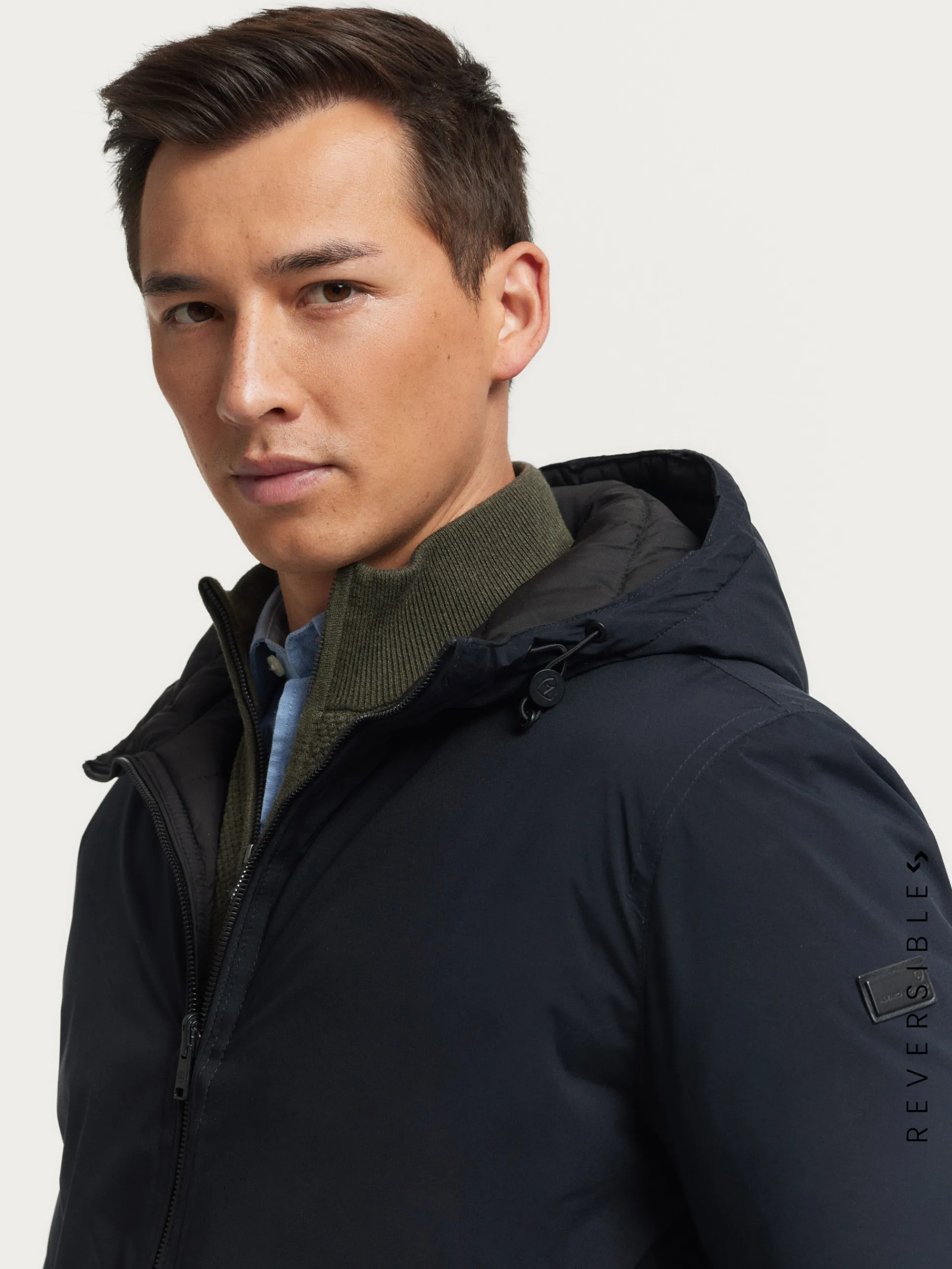Hombre Alvaro Moreno PARKA RATCHED REVERSIBLE | MARRÓN